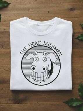Dead Milkmen Cow Punk Rock Humor Graphic T-Shirt